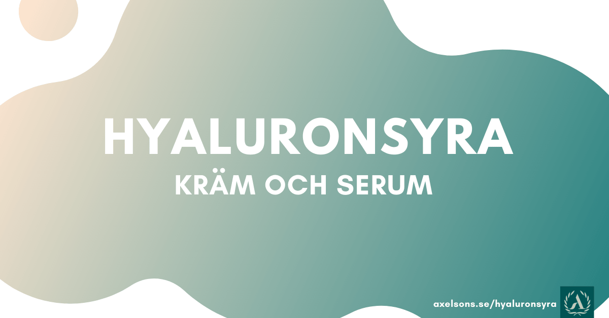 hyaluronsyra Syra och kräm