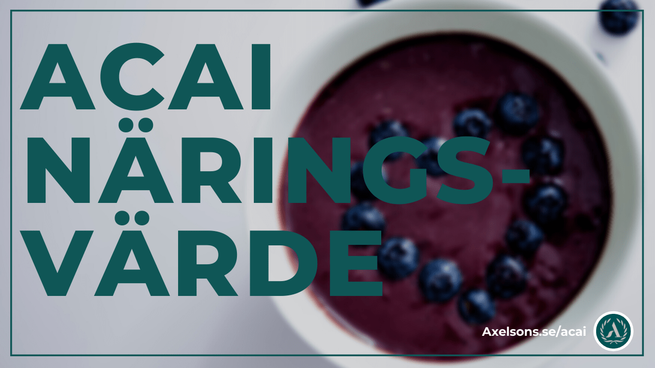 Acai näringsvärde