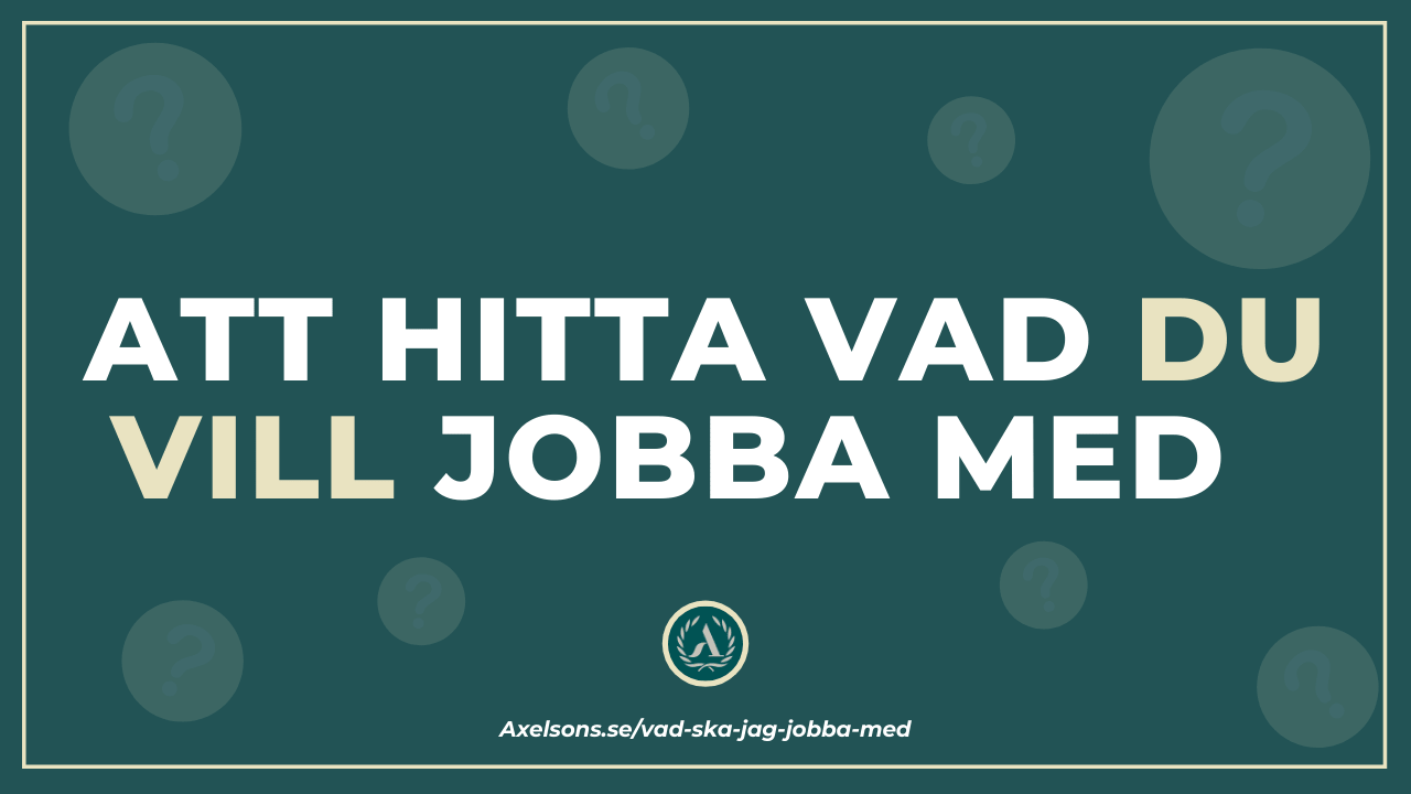 Hitta ett meningsfullt jobb