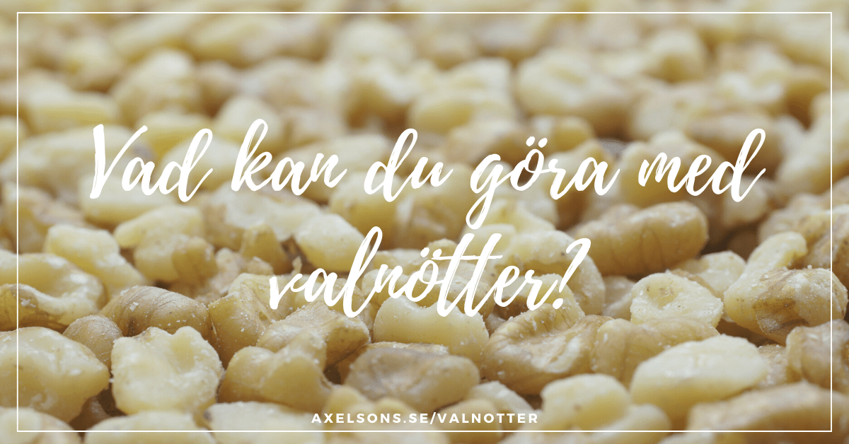Valnötter mat
